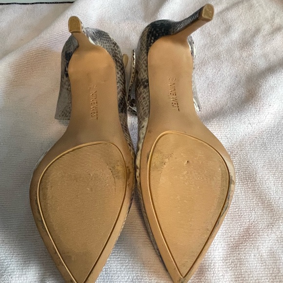 Snakeskin Nine West heels - Picture 3 of 4